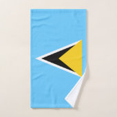 Vlag van Saint Lucia Bad Handdoek (Handdoek)