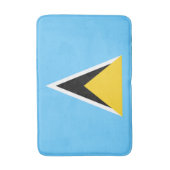 Vlag van Saint Lucia Badmat (Voorkant Verticaal)