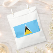 Vlag van Saint Lucia Bedankzakje (Geknipt)