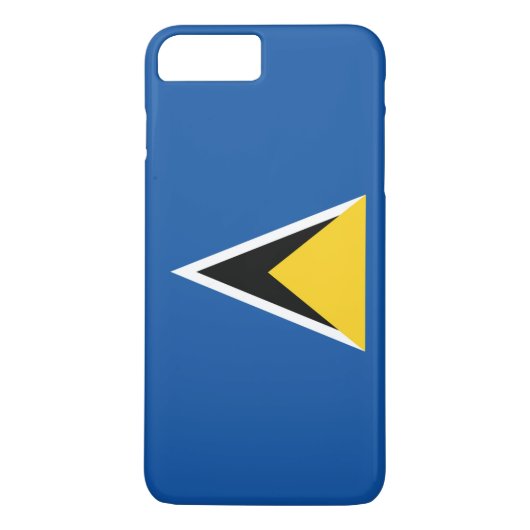 Vlag van Saint Lucia Case-Mate iPhone Case (Achterkant)