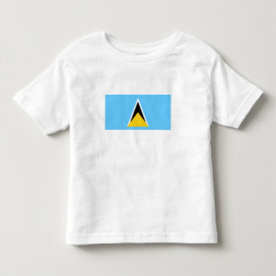 Vlag van Saint Lucia Kinder Shirts