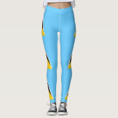 Vlag van Saint Lucia Leggings (Voorkant)