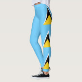 Vlag van Saint Lucia Leggings (Links)