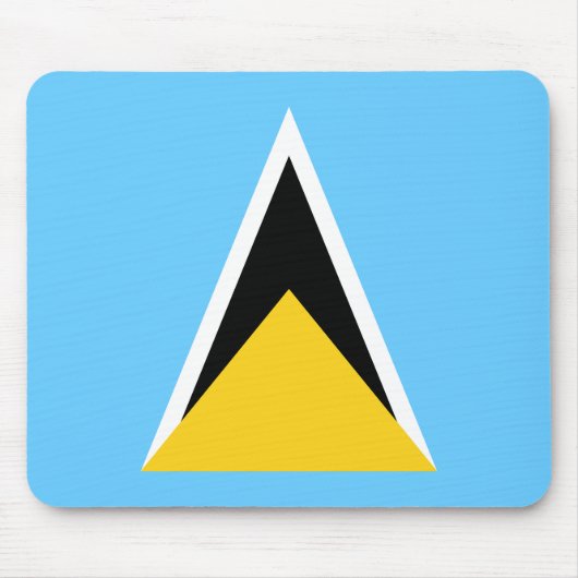Vlag van Saint Lucia Muismat (Voorkant)