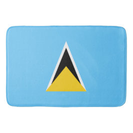 Vlag van Saint Lucia (Saint Lucia) (Caribisch gebi Badmat