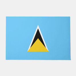 Vlag van Saint Lucia (Saint Lucia) (Caribisch gebi Deurmat