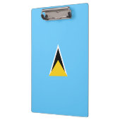 Vlag van Saint Lucia (Saint Lucia) (Caribisch gebi Klembord (Links)