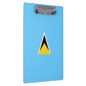 Vlag van Saint Lucia (Saint Lucia) (Caribisch gebi Klembord (Rechts)