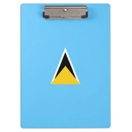 Vlag van Saint Lucia (Saint Lucia) (Caribisch gebi Klembord