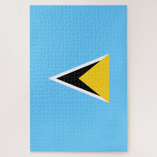 Vlag van Saint Lucia (Saint Lucia) (Caribisch gebi Legpuzzel (Verticaal)