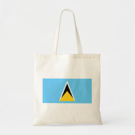 Vlag van Saint Lucia (Saint Lucia) (Caribisch gebi Tote Bag