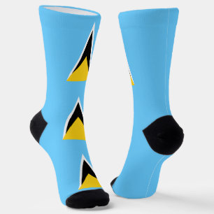 Vlag van Saint Lucia Sokken
