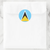 Vlag van Saint Lucia Sticker (Tas)