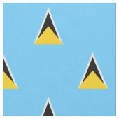 Vlag van Saint Lucia Stof (Close Up)