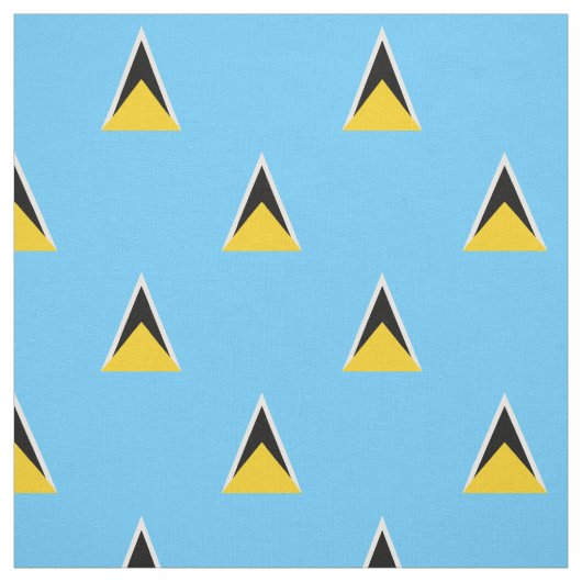 Vlag van Saint Lucia Stof (Swatch)