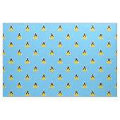 Vlag van Saint Lucia Stof (Fat Quarter)