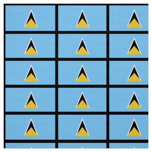 Vlag van Saint Lucia Stof (Swatch)