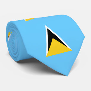 Vlag van Saint Lucia Stropdas