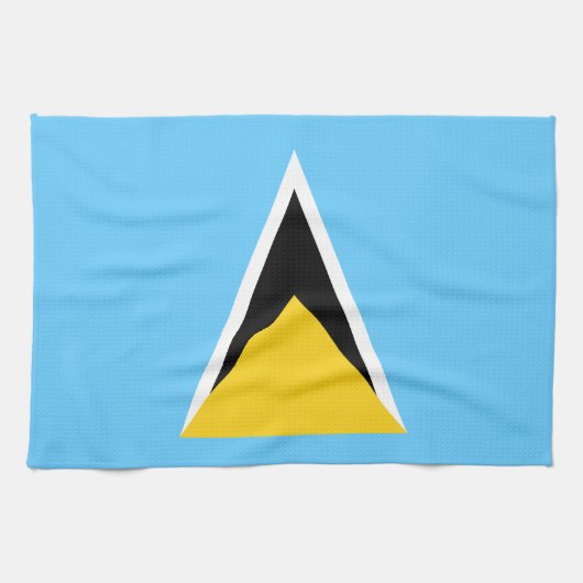Vlag van Saint Lucia Theedoek (Horizontaal)