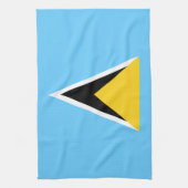 Vlag van Saint Lucia Theedoek (Verticaal)