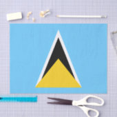 Vlag van Saint Lucia Tissuepapier (Craft)