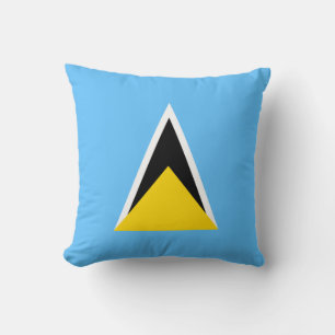 Vlag van Saint Lucia x Vlag Kussen