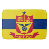 Vlag van Saint Paul (Minnesota) Badmat (Voorkant)