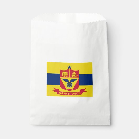 Vlag van Saint Paul (Minnesota) Bedankzakje (Voorkant)