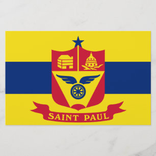 Vlag van Saint Paul (Minnesota) Briefpapier
