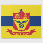Vlag van Saint Paul (Minnesota) Cadeaupapier (Vlak)