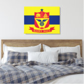 Vlag van Saint Paul (Minnesota) Canvas Afdruk (Insitu (Slaapkamer))
