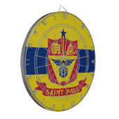 Vlag van Saint Paul (Minnesota) Dartbord (Voorkant Links)