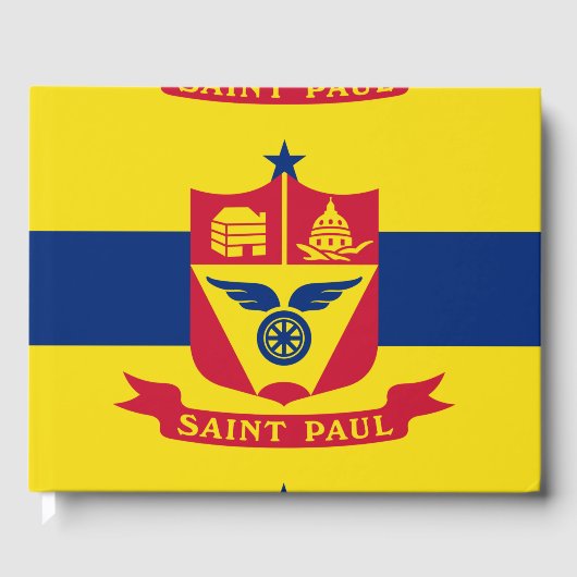 Vlag van Saint Paul (Minnesota) Gastenboek (Voorkant)