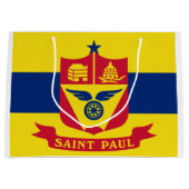 Vlag van Saint Paul (Minnesota) Groot Cadeauzakje (Voorkant)