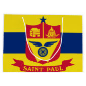 Vlag van Saint Paul (Minnesota) Groot Cadeauzakje (Achterkant)