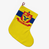 Vlag van Saint Paul (Minnesota) Grote Kerstsok (Voorkant (Hangend))