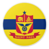 Vlag van Saint Paul (Minnesota) Keramische Knop