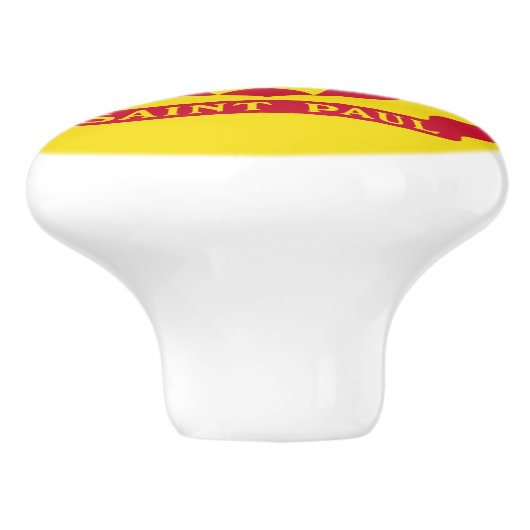 Vlag van Saint Paul (Minnesota) Keramische Knop