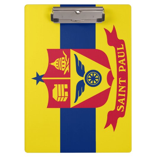 Vlag van Saint Paul (Minnesota) Klembord (Voorkant)