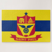 Vlag van Saint Paul (Minnesota) Legpuzzel (Horizontaal)