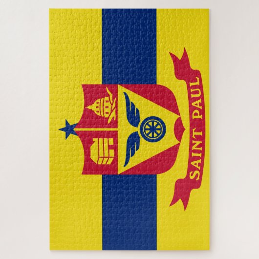 Vlag van Saint Paul (Minnesota) Legpuzzel (Verticaal)