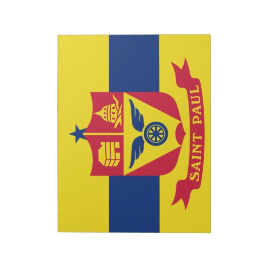 Vlag van Saint Paul (Minnesota) Notitieblok (Linkerzijde)