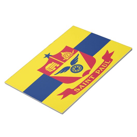 Vlag van Saint Paul (Minnesota) Notitieblok (Schuin)