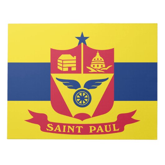 Vlag van Saint Paul (Minnesota) Notitieblok (Voorkant)