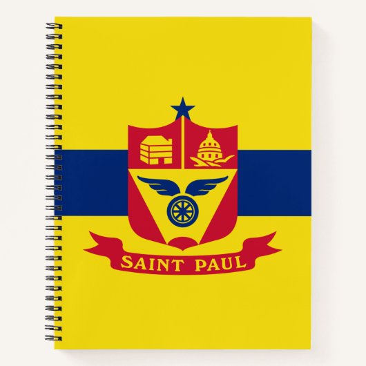 Vlag van Saint Paul (Minnesota) Notitieboek (Voorkant)