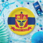 Vlag van Saint Paul (Minnesota) Papieren Bordje (Feest)