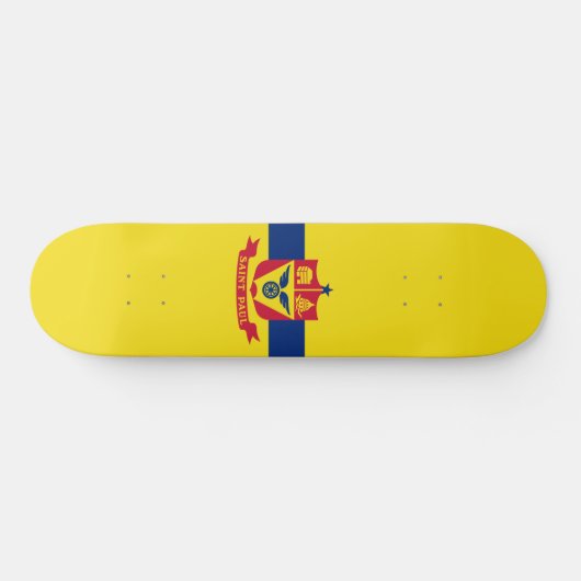 Vlag van Saint Paul (Minnesota) Persoonlijk Skateboard (Horizontaal)