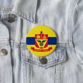Vlag van Saint Paul (Minnesota) Ronde Button 7,6 Cm (In situ)