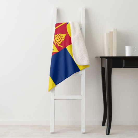 Vlag van Saint Paul (Minnesota) Sherpa Deken (In situ)