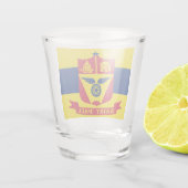 Vlag van Saint Paul (Minnesota) Shot Glas (Achterkant)